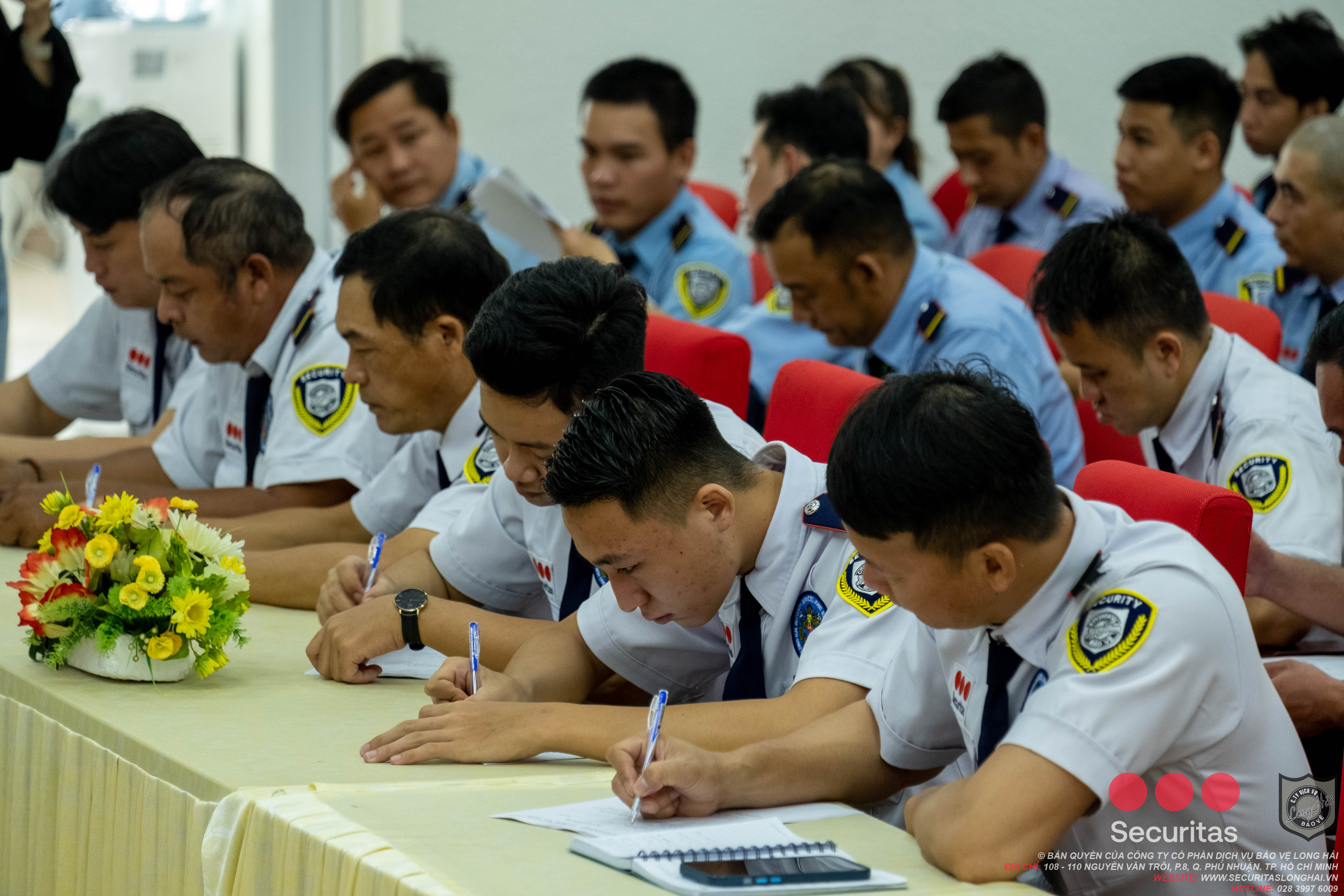 Lễ Sát Hạch của Công ty CPDV Bảo vệ Long Hải