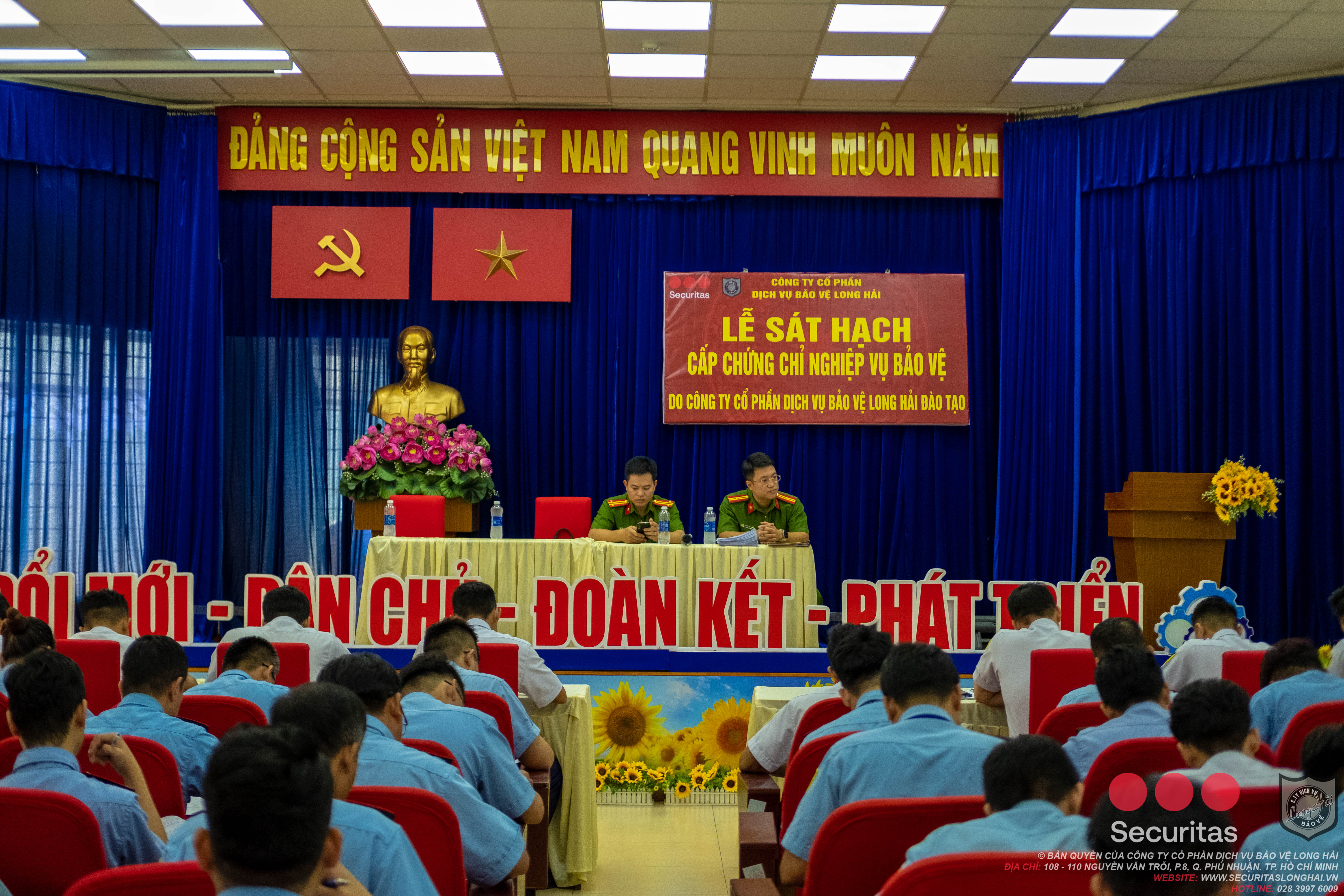 Lễ Sát Hạch của Công ty CPDV Bảo vệ Long Hải